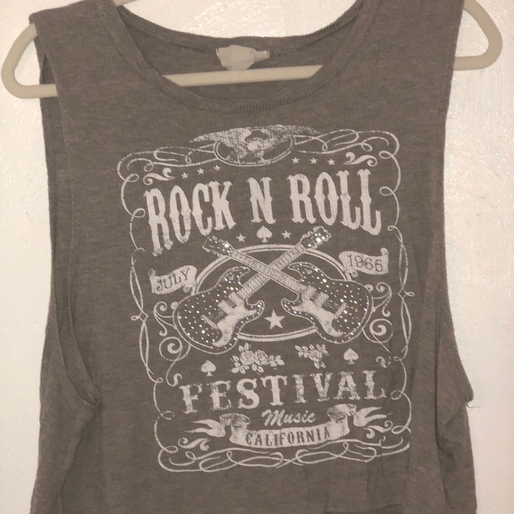 Rock n roll muscle tee
